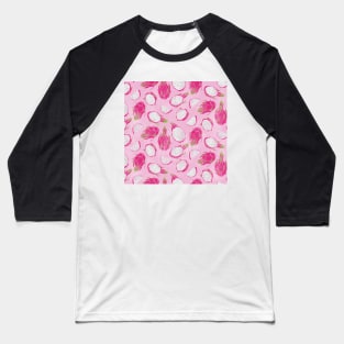 Pink Dragon Fruit Baseball T-Shirt